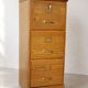 Vintage filing cabinet with three drawers