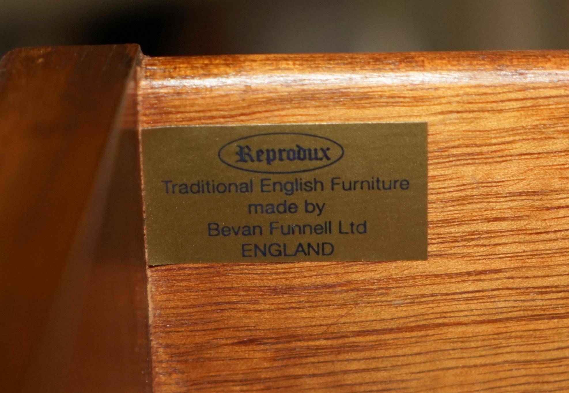 Partner desk Bevan Funnell in hardwood with leather top and gold leaf gilding.