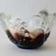 Midcentury Pertti Santalahti Glass Bowl, Humppila, Finland, 1960s