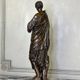 Diane de Gabies, large bronze after the antique with medal patina.