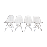 Set of 4 DKR chairs by Charles & Ray Eames for Herman Miller, year 50