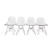 Set of 4 DKR chairs by Charles & Ray Eames for Herman Miller, year 50