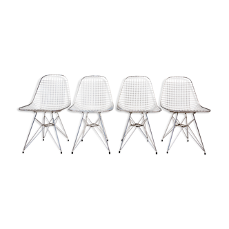 Set of 4 DKR chairs by Charles & Ray Eames for Herman Miller, year 50