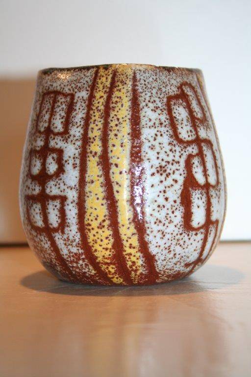 Vintage Accolay ceramic orangeade set