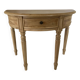 Half-moon entryway console
