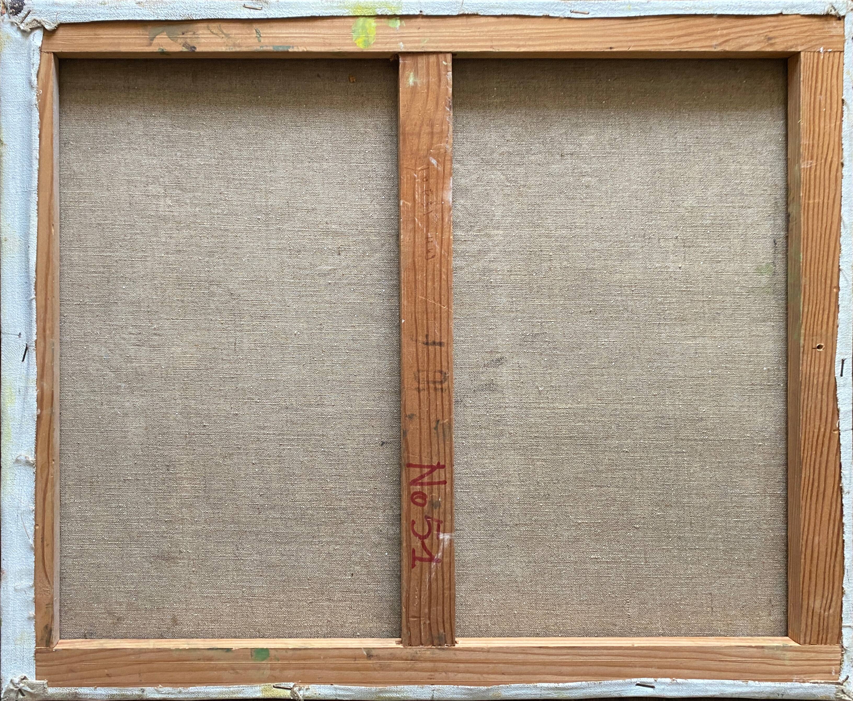 Table huile sur toile  "Bouquet of flowers" signed M De Rebeval  twentieth century