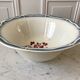 Salad bowl Digoin Sarreguemines model Nina Rosa years 30-40