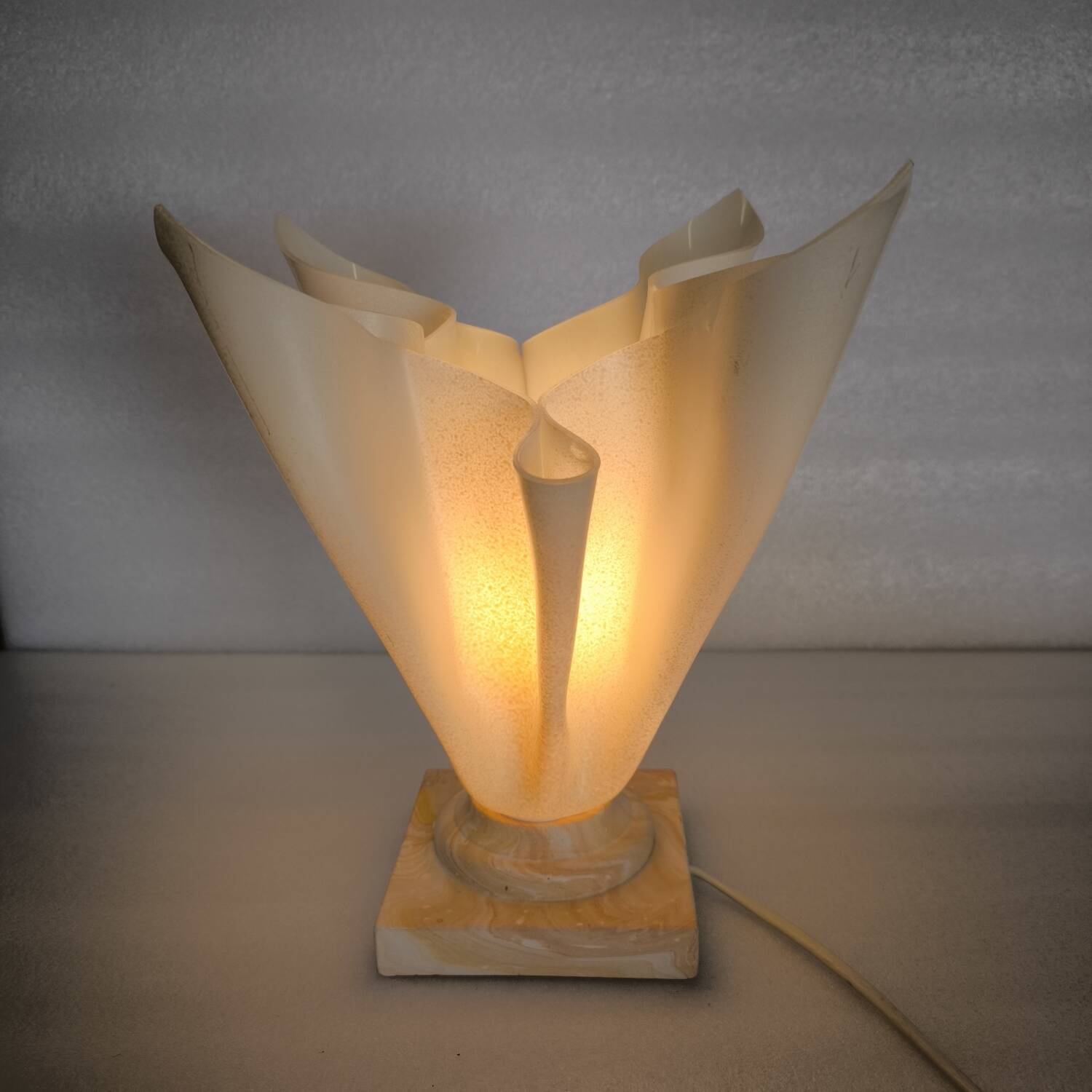 Draped lamp