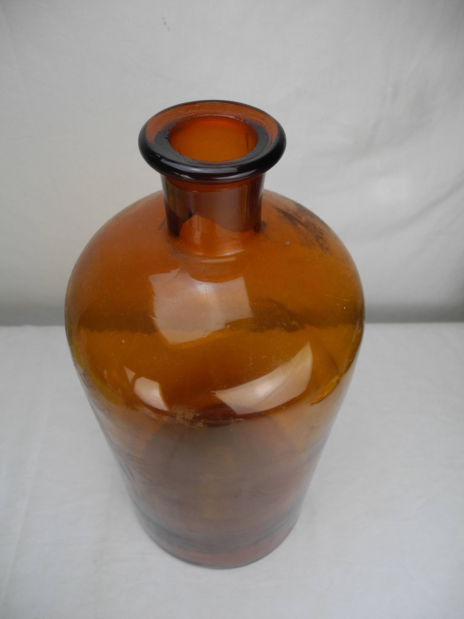 large vase antique apothecary bottle