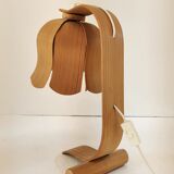 Wooden flower lamp