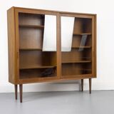 Danish Teak Cabinet with Glass Doors by Carlo Jensen for Hundevad & Co, 196