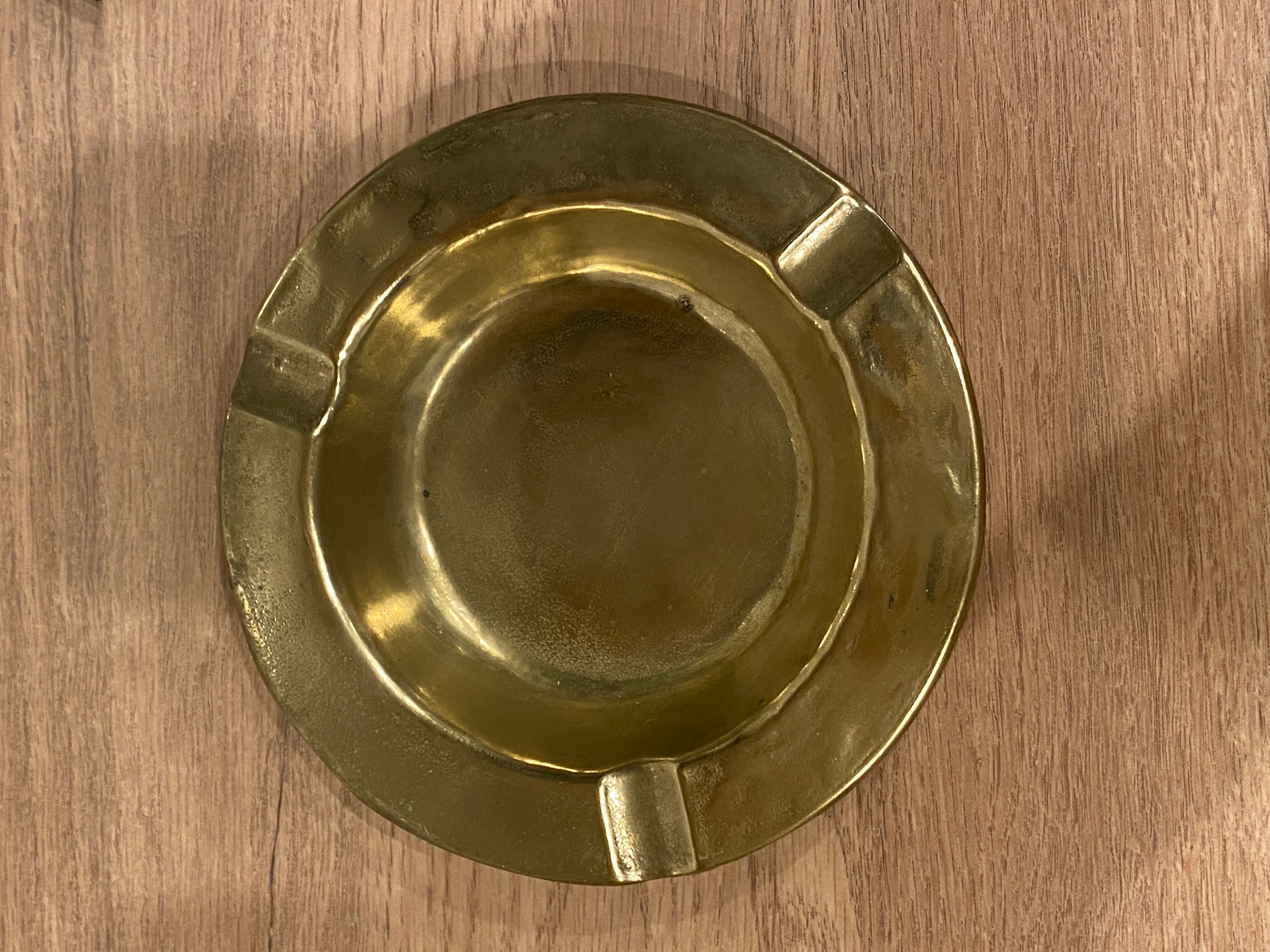 Brass ashtray