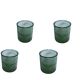 4 whiskey glasses bubble