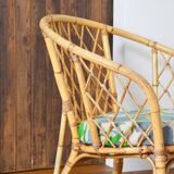 Vintage rattan lounge set 1970