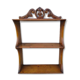 Antique solid wood wall shelf