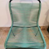 Green scoubidou chair