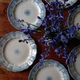 Set of 6 plates iron earth H Boulenger Choisy-le-Roi