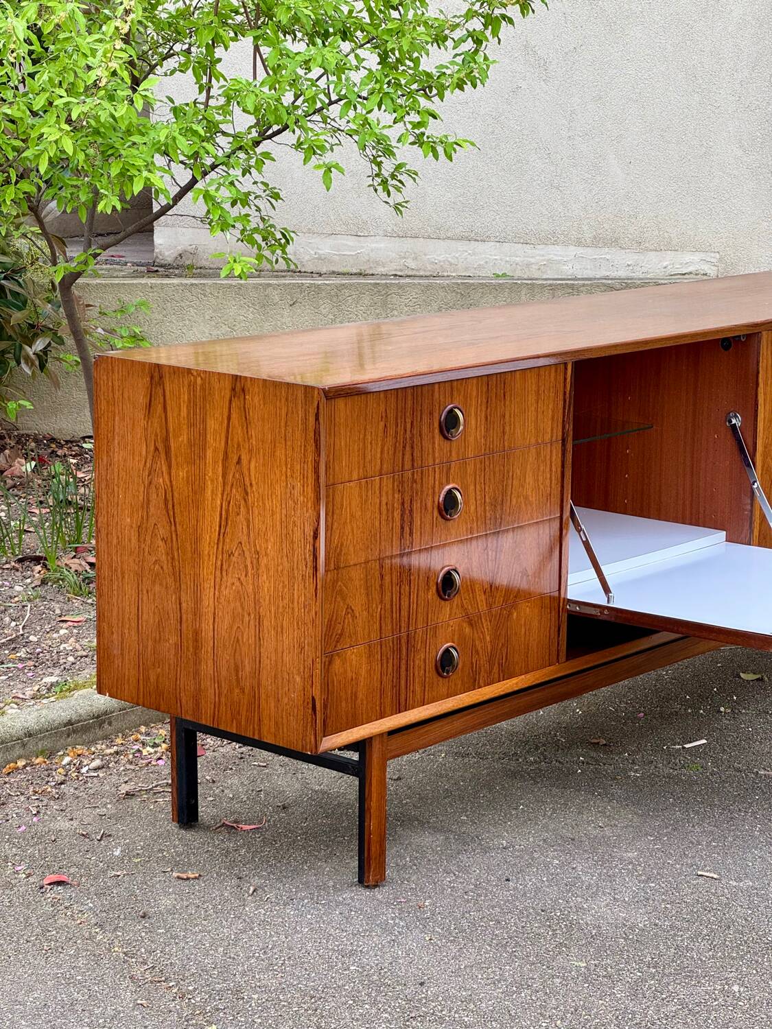 Italian rosewood sideboard 1960