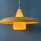 Vintage Louis Kalff Philips OVNI opaline glass pendant light