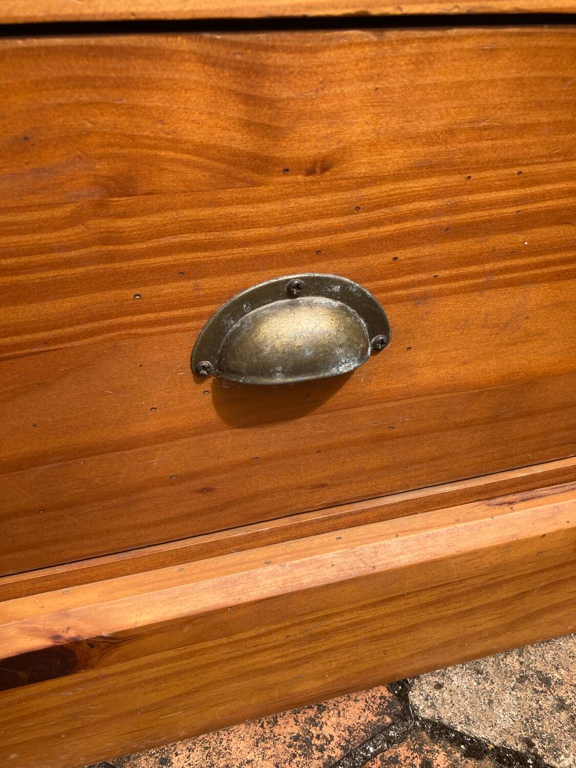 Old trade cabinet with drawers