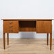 Mid-Century Danish Freestanding Teak Desk, 1960s