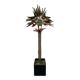 Vintage palm tree floor lamp, Christian Techoueyres for Maison Jansen