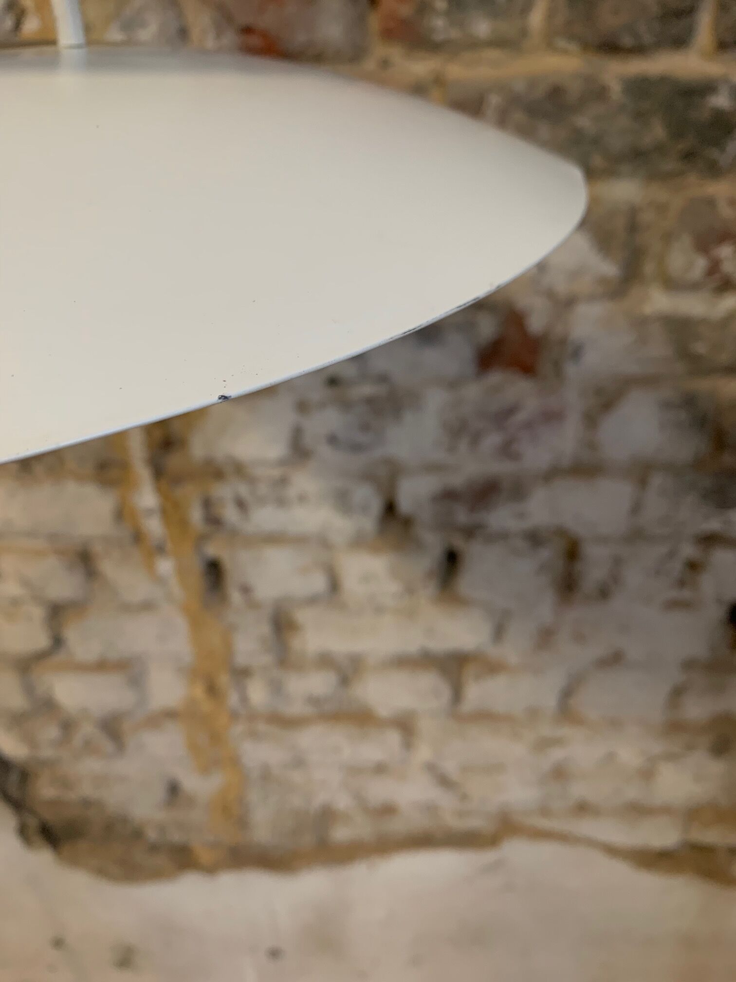 Beige/white pendant lamp by the Danish company Lyskaer, 1970-80, model 411