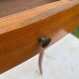 Cherry wood bedside table with 1 Louis XV style drawer