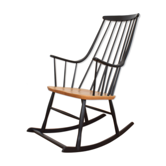 Rocking-chair par Lena Larsson pour Nesto, années 1960