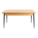 Oak folding table, Italian design, 1980s, manufacture: Italy