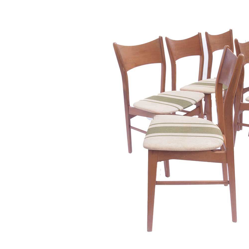 Set of 6 vintage Ikea "Olé" chairs from the 1950s, Swedish.