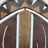 Art deco Cooper brass floor lamp