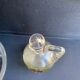 Non-selfish night service - art nouveau - hand-decorated satin blown crystal