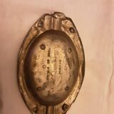 Art deco metal ashtray, cicada provence