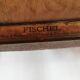 Set of 4 curved wooden bistro chairs Fischel