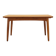 Table en teck, design danois, années 1970, fabriquée au Danemark