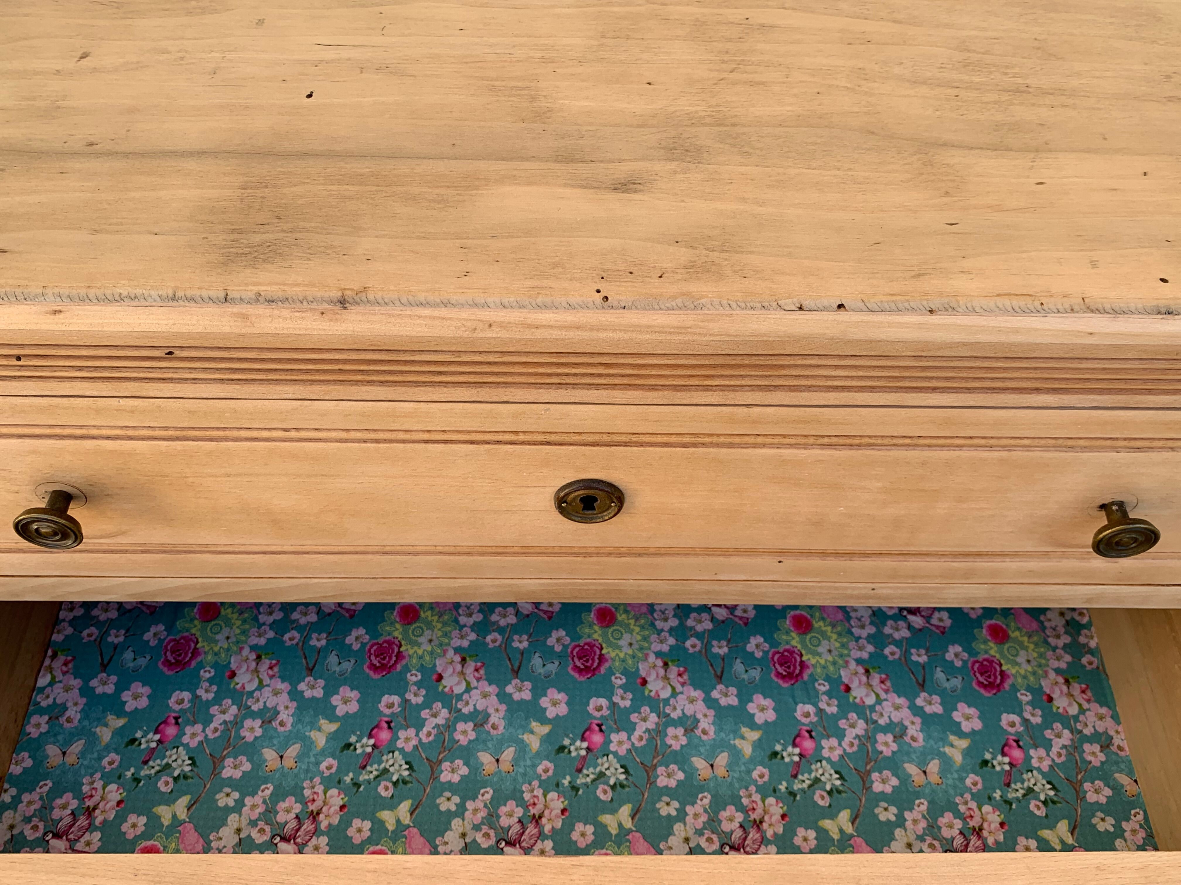 Parisian art deco chest of drawers raw wood