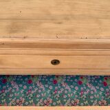 Parisian art deco chest of drawers raw wood