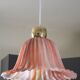 Suspension fleur rose