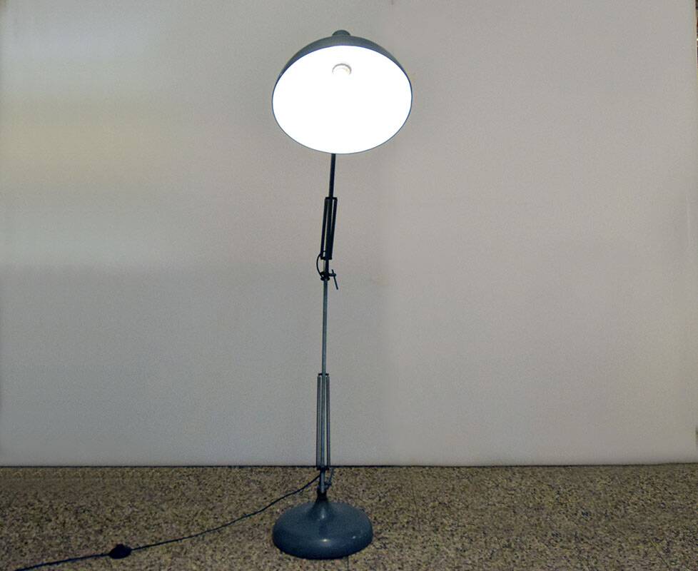 Large industrial floor lamp, early 1960s