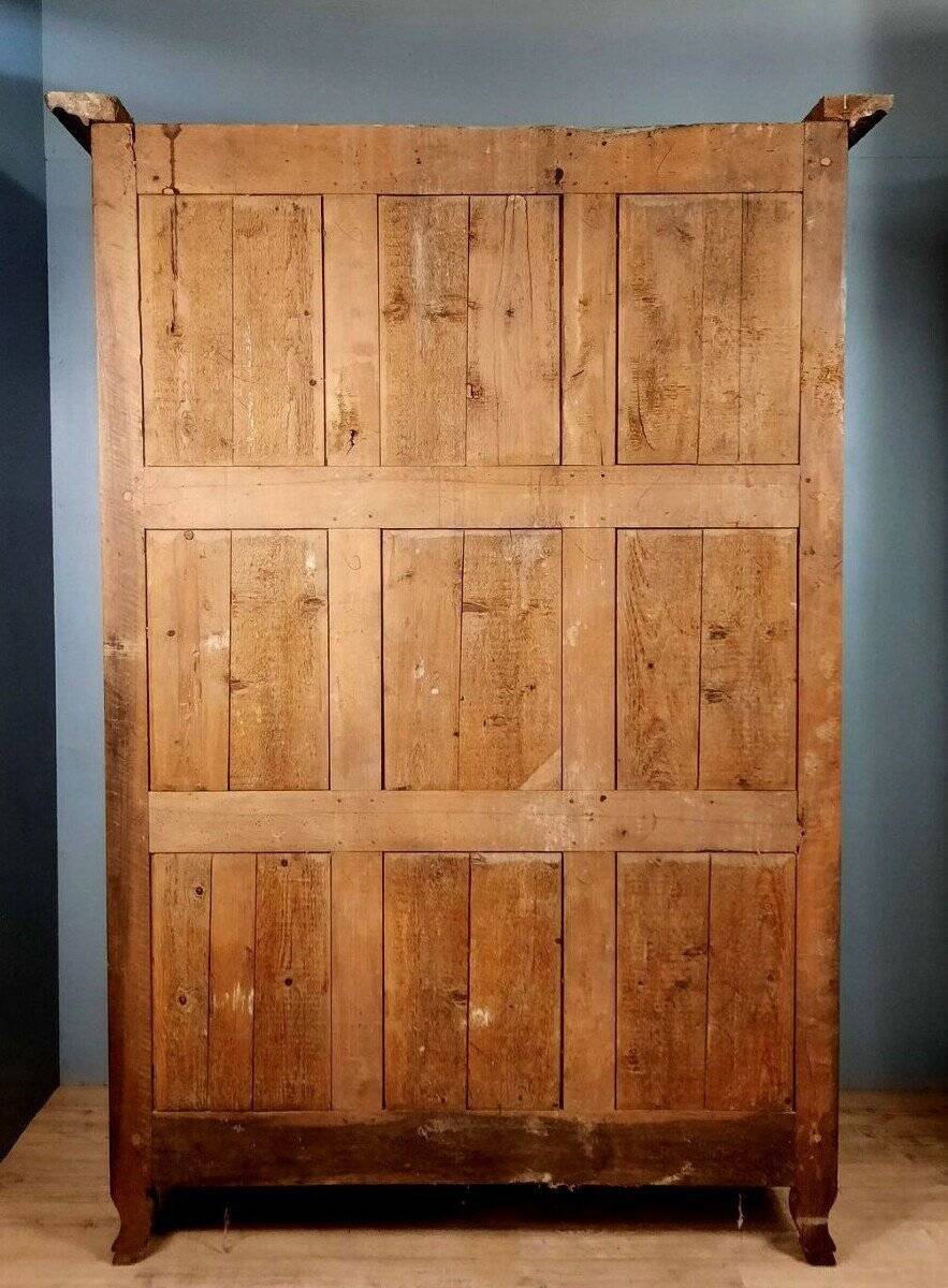 Four-Door Wardrobe from the Louis XV Period in Walnut
