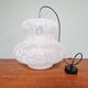 Large Space Age pendant light in speckled glass, Peill & Putzler, 1970s