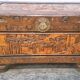 Coffre de rangement asiatique chinois palissandre