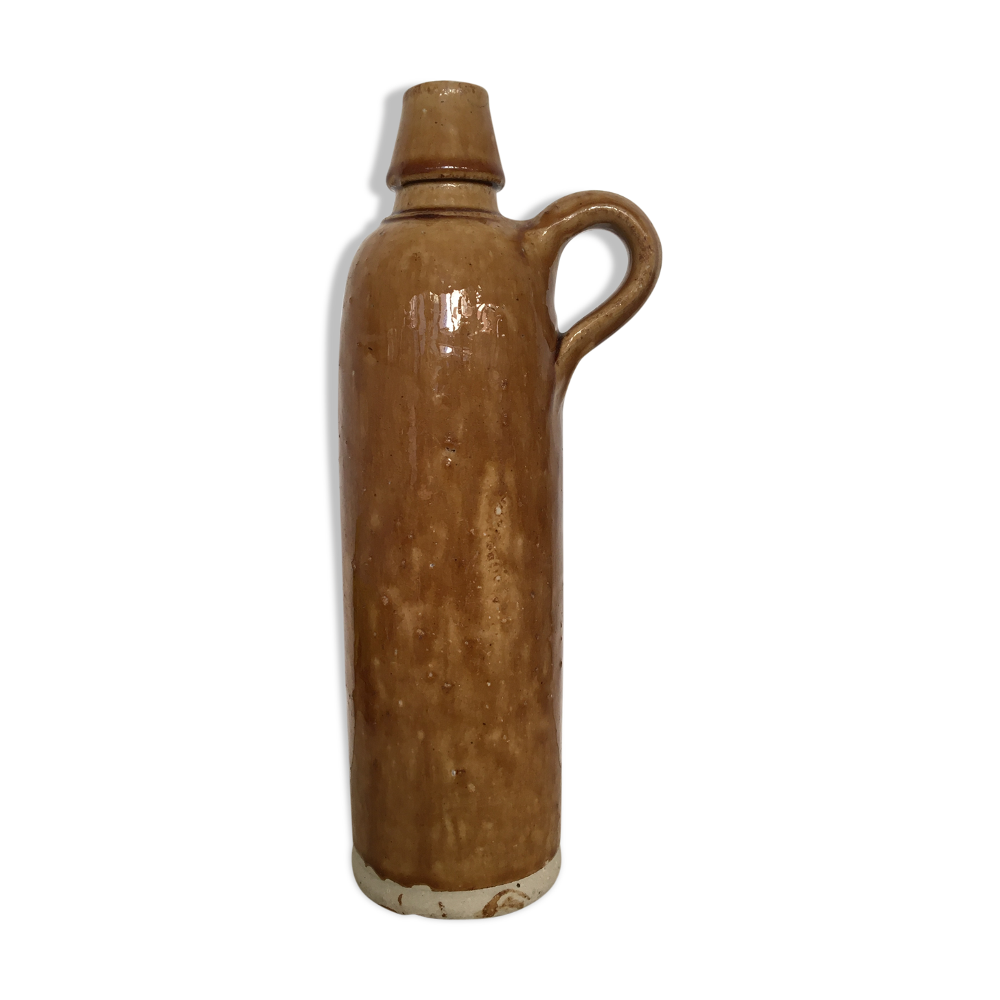 Bottle in glazed stoneware stamped labarre