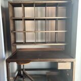 Postal sorting furniture with stool