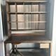 Postal sorting furniture with stool