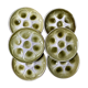 Set of 6 oyster plates in Earthenware Mill of Wolves