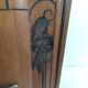 Art deco black marble bedside