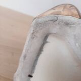 Vase Imitation Bois Mat Vintage