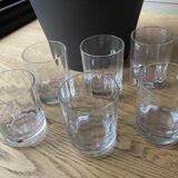 6 authentic Baccarat crystal whisky glasses